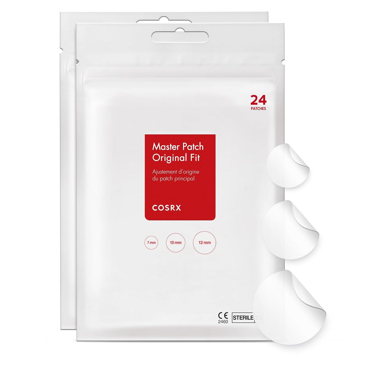 Acne Pimple Patches Absorbing Hydrocolloid Spot, 3 Size (48 Count)