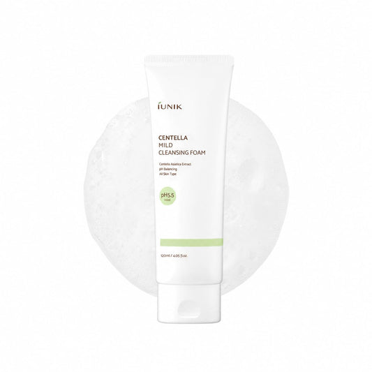 Centella Mild Cleansing Foam - Low Ph Soothing Cleanser 4.05 Fl Oz