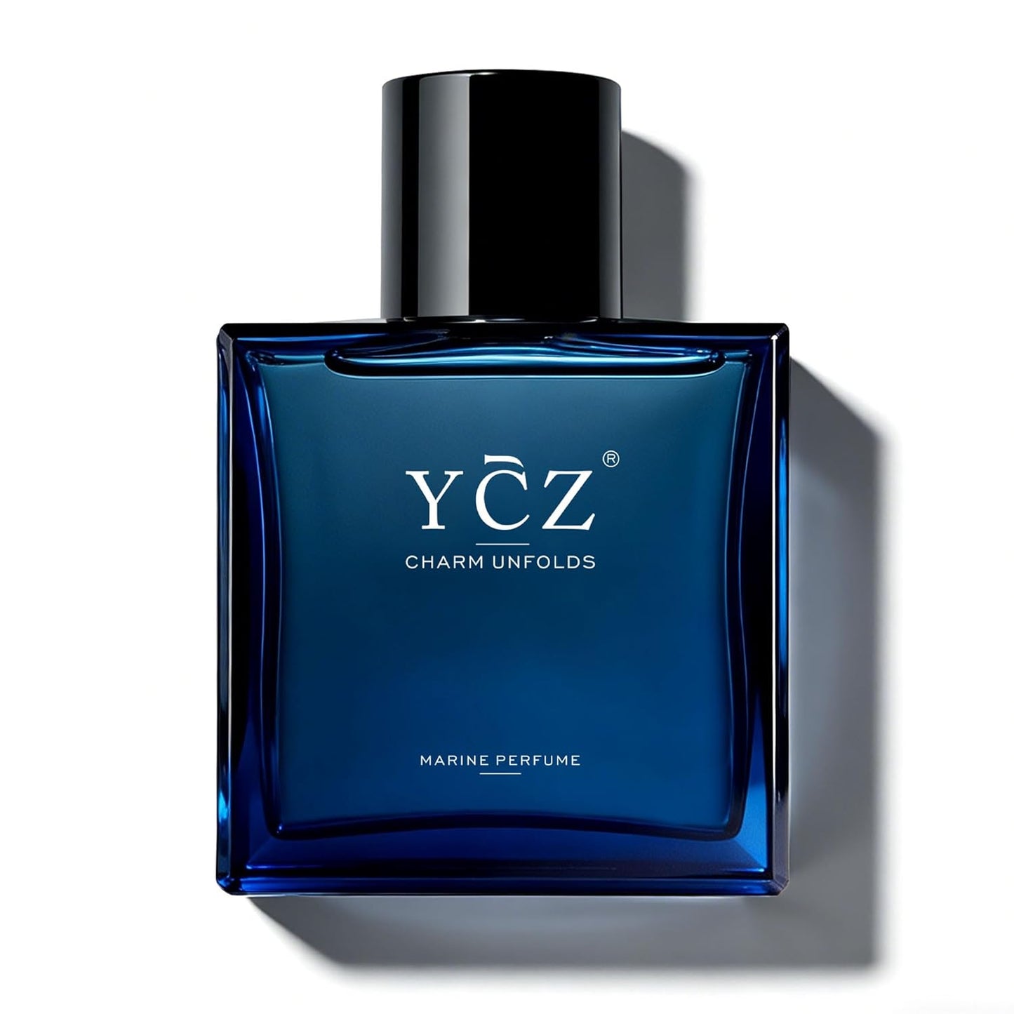 YCZ Midnight Marine Eau De Parfum for Men 50ml / 1.7 fl oz – Fresh Marine & Woody Cologne with Grapefruit, Ginger, and Cedar Notes
