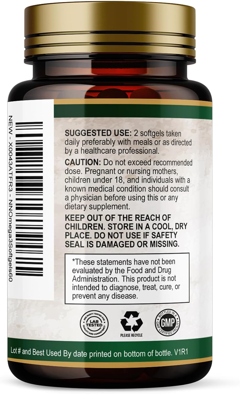 Internal Skin Defender™ – Wild-Caught Omega-3 for Gut-Skin Balance