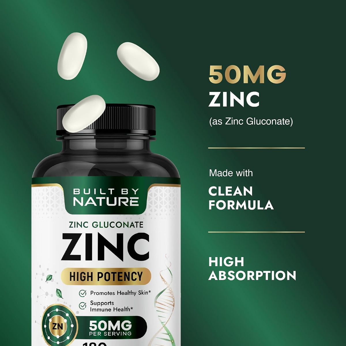 Sebum Regulator™ – Zinc for Hormonal Balance & Oil Control