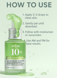 Anua 10% Azelaic Acid + Niacinamide Redness Soothing Serum (30ml)