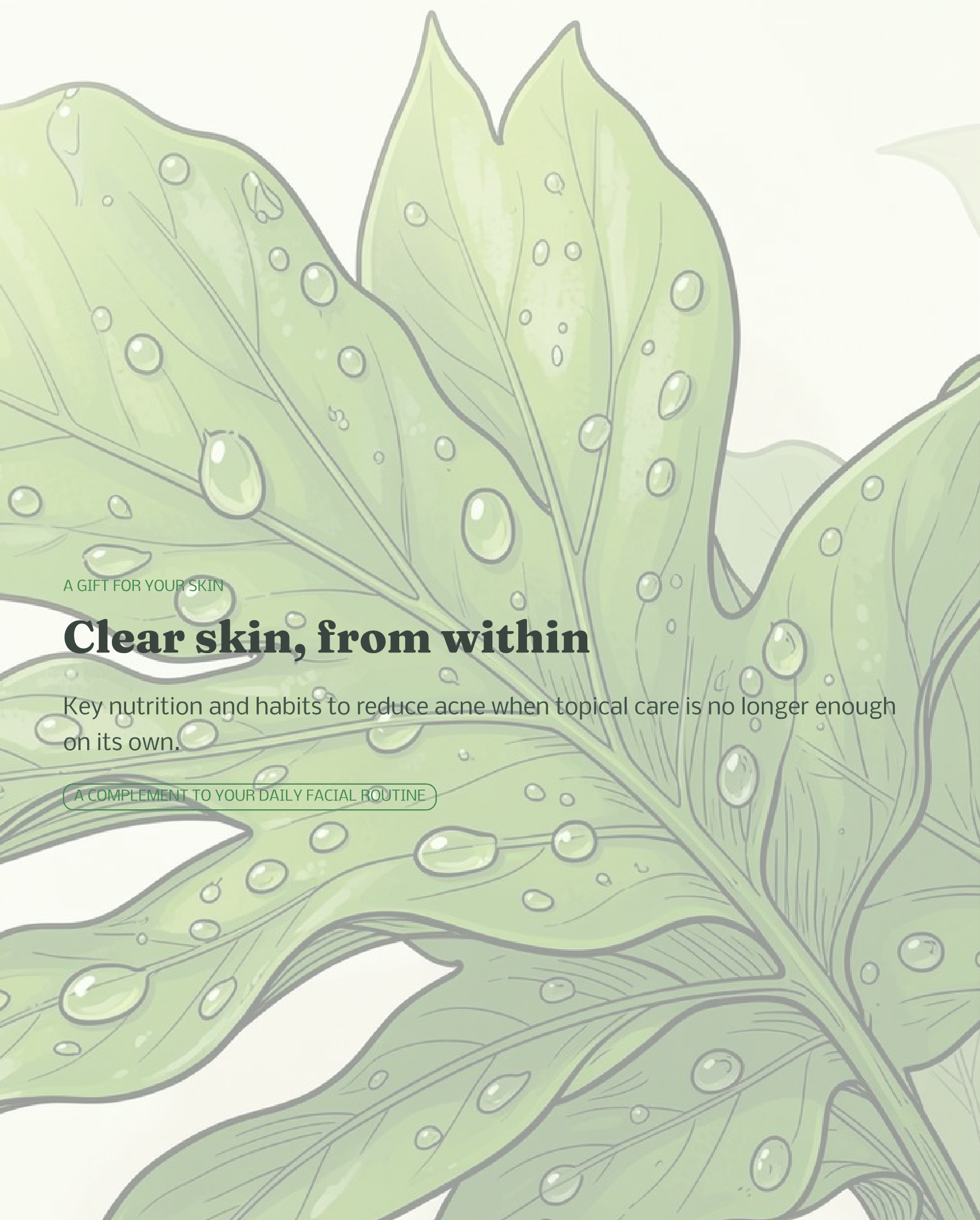 Diet & Habits for Clear Skin